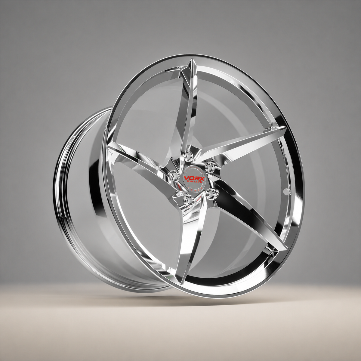 XFS-02 Monoblock 5-Spoke Forged Wheels