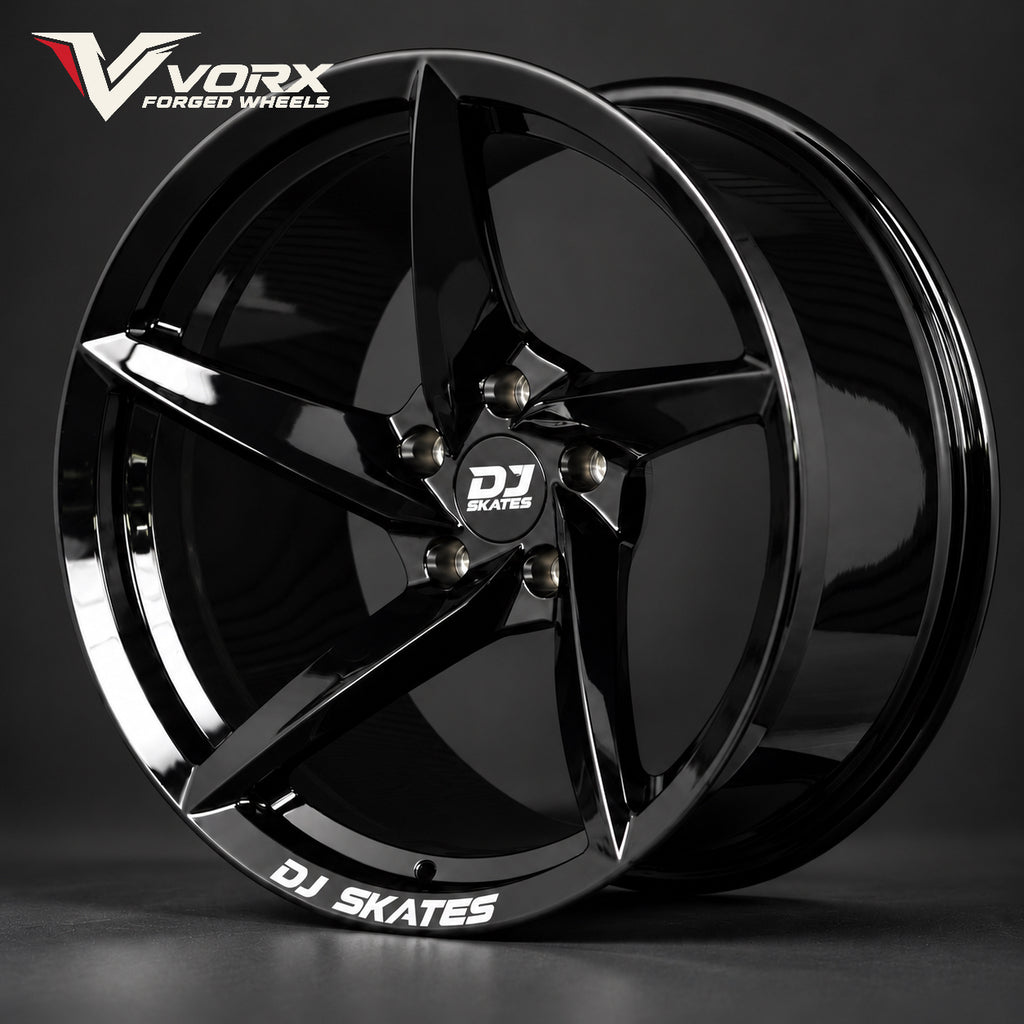 XFS-02 Custom 5-Spoke Forged Wheels For Tesla Model S
