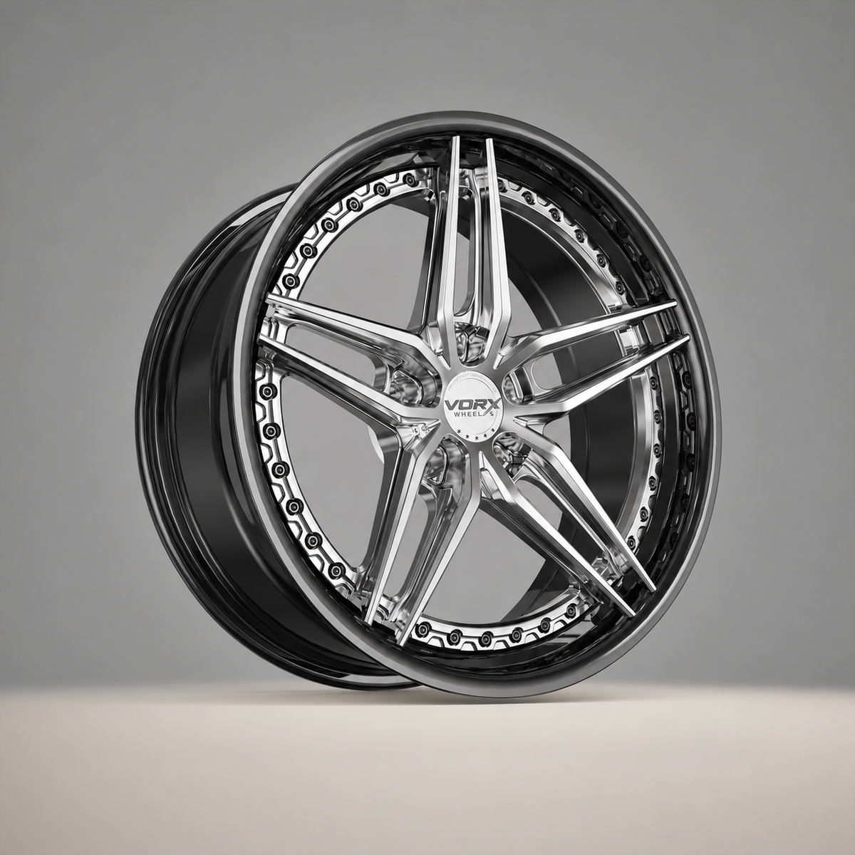XFS-03 5-Spoke 2-Piece Forged Wheels